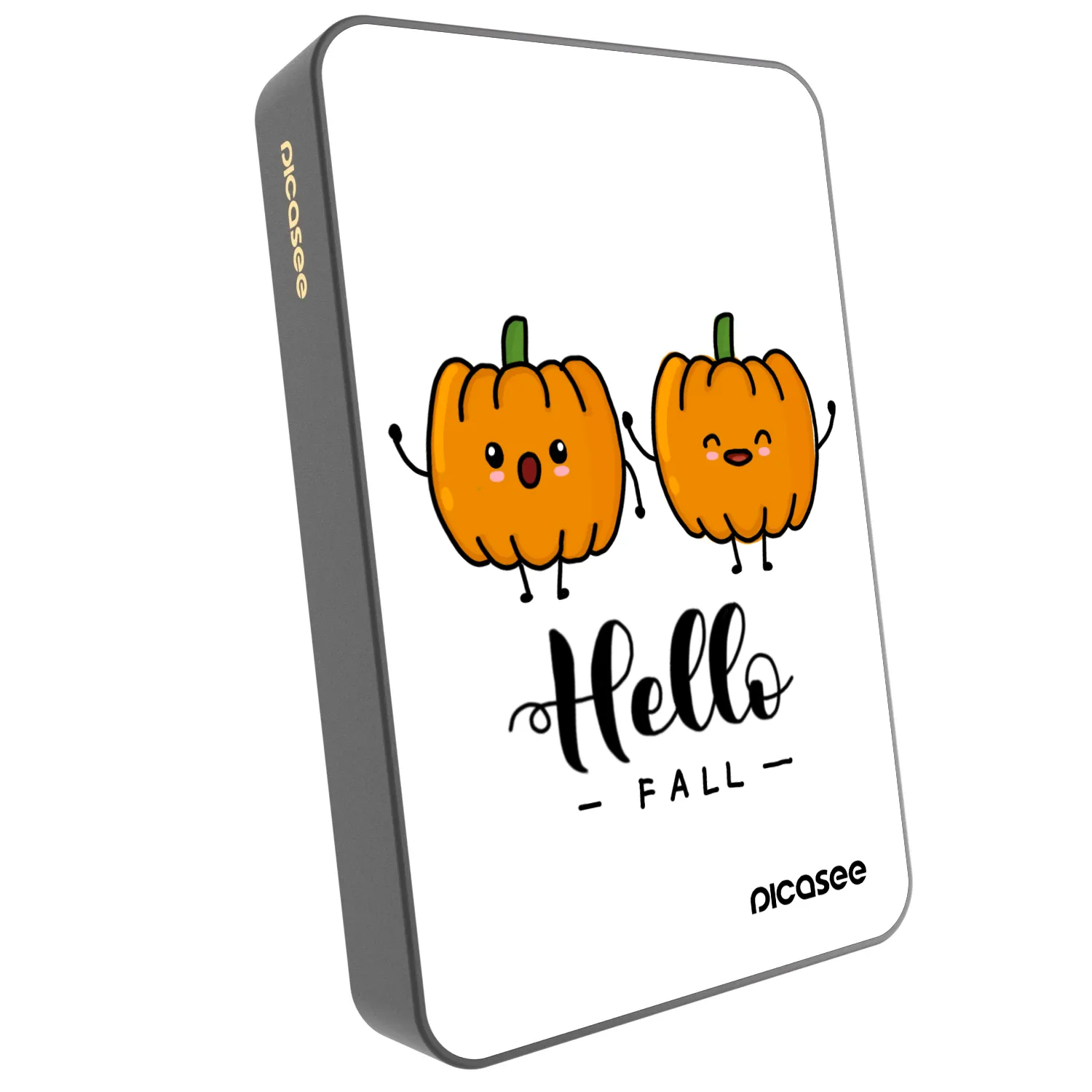 Picasee Powerbank με MagSafe 10 000 mAh Γκρί - Hallo Fall