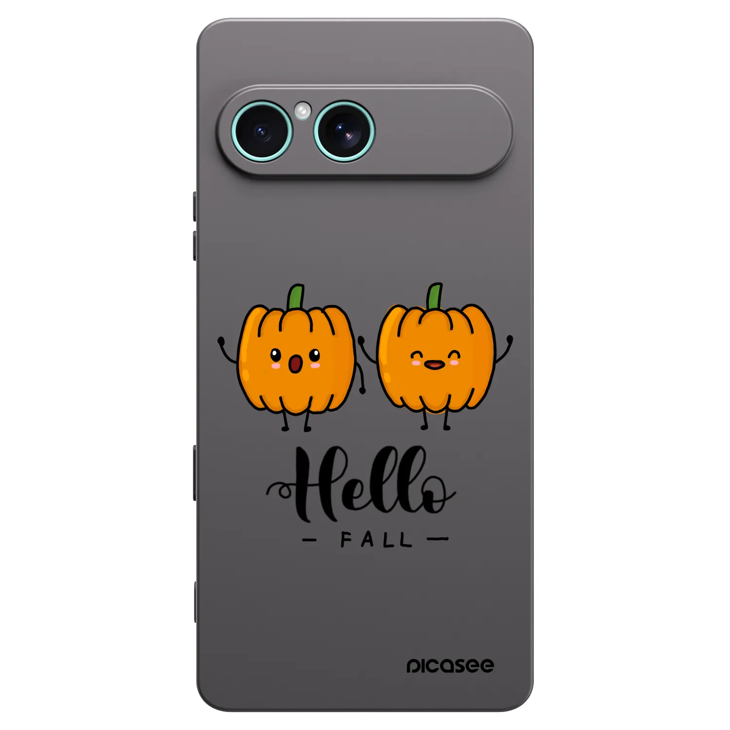 Picasee Μαύρη θήκη σιλικόνης για Sony Xperia 10 VII - Hallo Fall