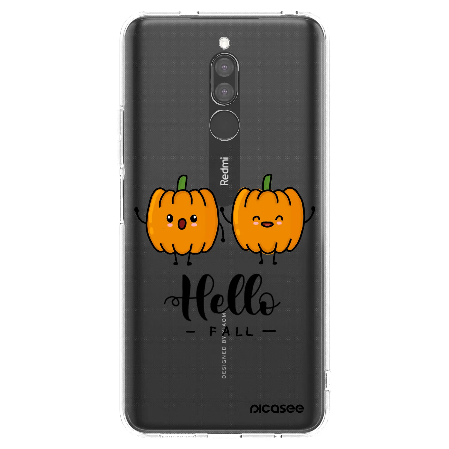 Picasee διαφανής θήκη σιλικόνης Xiaomi Redmi 8 - Hallo Fall