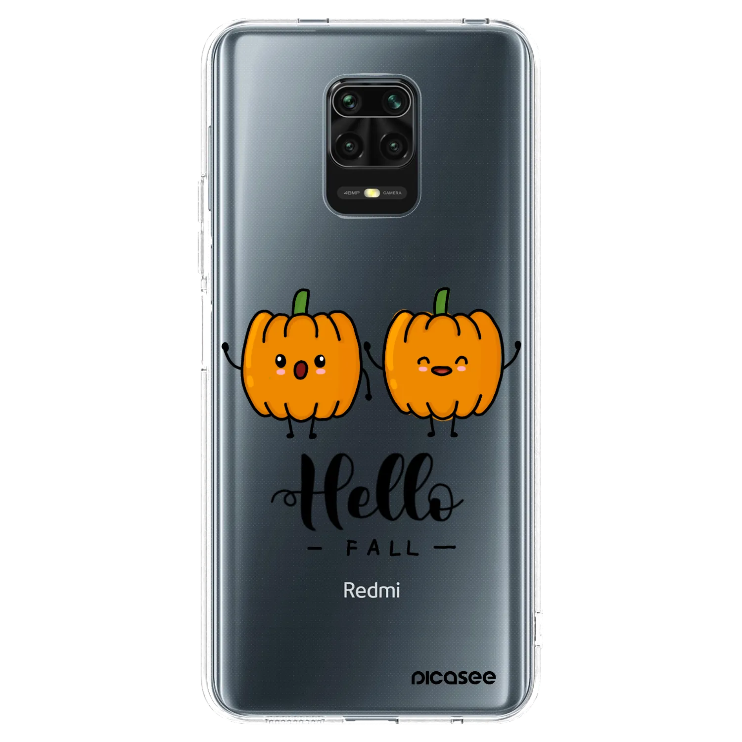 Picasee διαφανής θήκη σιλικόνης Xiaomi Redmi Note 9 Pro - Hallo Fall