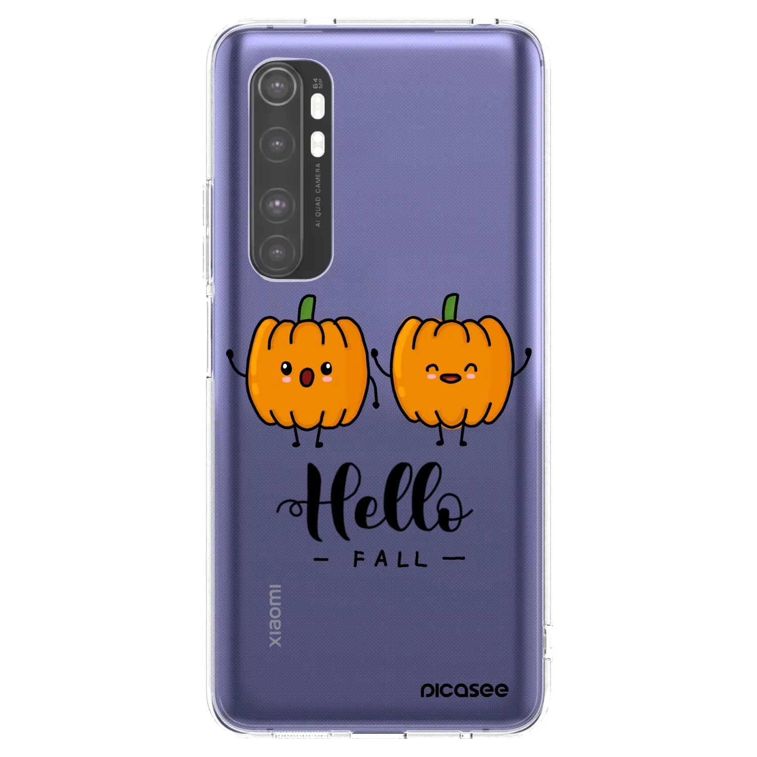 Picasee διαφανής θήκη σιλικόνης Xiaomi Mi Note 10 Lite - Hallo Fall