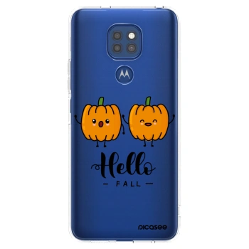 Picasee διαφανής θήκη σιλικόνης Motorola Moto G9 Play - Hallo Fall