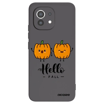 Picasee Μαύρη θήκη σιλικόνης για Xiaomi Mi 11 - Hallo Fall