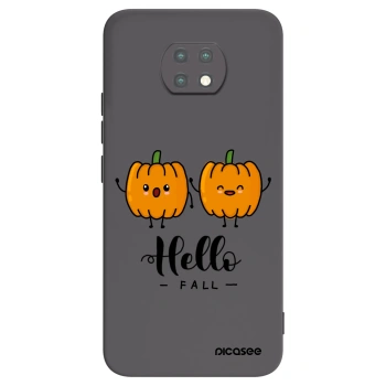 Picasee Μαύρη θήκη σιλικόνης για Xiaomi Redmi Note 9T - Hallo Fall