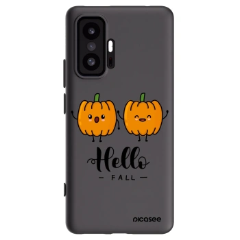 Picasee Μαύρη θήκη σιλικόνης για Xiaomi 11T - Hallo Fall