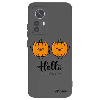 Picasee Μαύρη θήκη σιλικόνης για Xiaomi 12 Pro - Hallo Fall