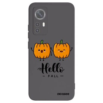 Picasee Μαύρη θήκη σιλικόνης για Xiaomi 12X - Hallo Fall