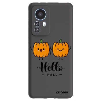 Picasee Μαύρη θήκη σιλικόνης για Xiaomi 12T - Hallo Fall