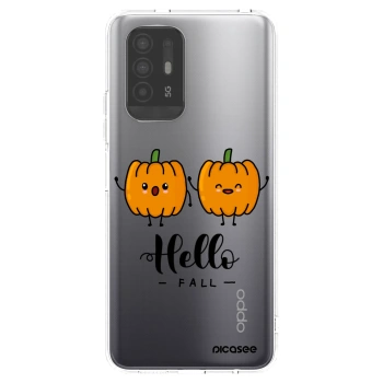 Picasee διαφανής θήκη σιλικόνης OPPO A94 5G - Hallo Fall