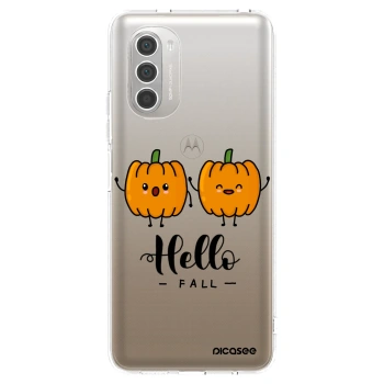 Picasee διαφανής θήκη σιλικόνης Motorola Moto G51 - Hallo Fall