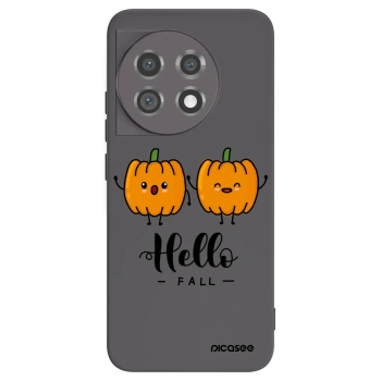 Picasee Μαύρη θήκη σιλικόνης για OnePlus 11 5G - Hallo Fall