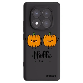 Picasee Μαύρη θήκη σιλικόνης για Xiaomi Redmi Note 14 Pro 5G - Hallo Fall