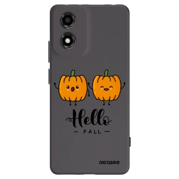 Picasee Μαύρη θήκη σιλικόνης για Motorola Moto E14 - Hallo Fall