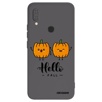 Picasee Μαύρη θήκη σιλικόνης για Xiaomi Redmi 7 - Hallo Fall