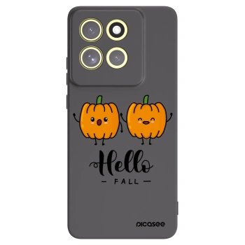 Picasee Μαύρη θήκη σιλικόνης για Motorola Moto G86 Power 5G - Hallo Fall