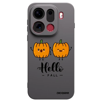 Picasee Μαύρη θήκη σιλικόνης για OPPO Find X9 Pro - Hallo Fall