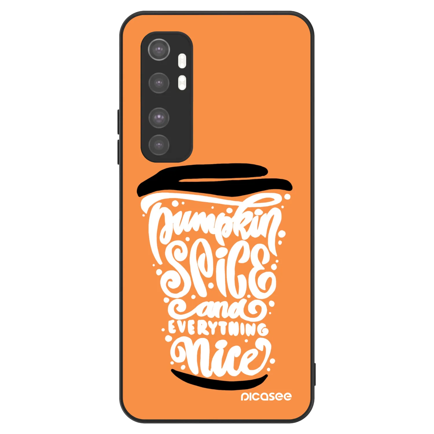 Picasee ULTIMATE CASE για Xiaomi Mi Note 10 Lite - Pumpkin coffee