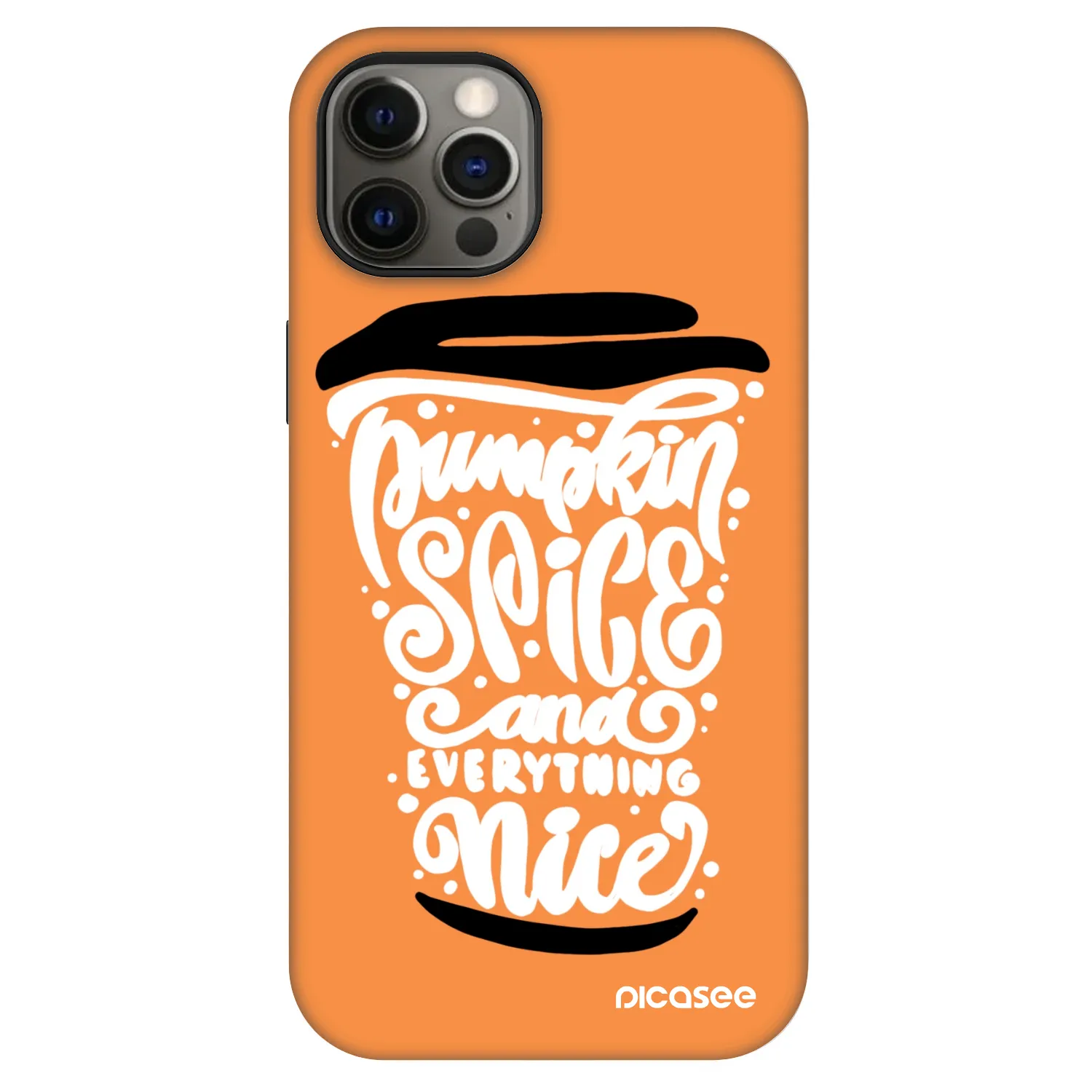 Picasee Fashion Case MagSafe για Apple iPhone 12 - Pumpkin coffee