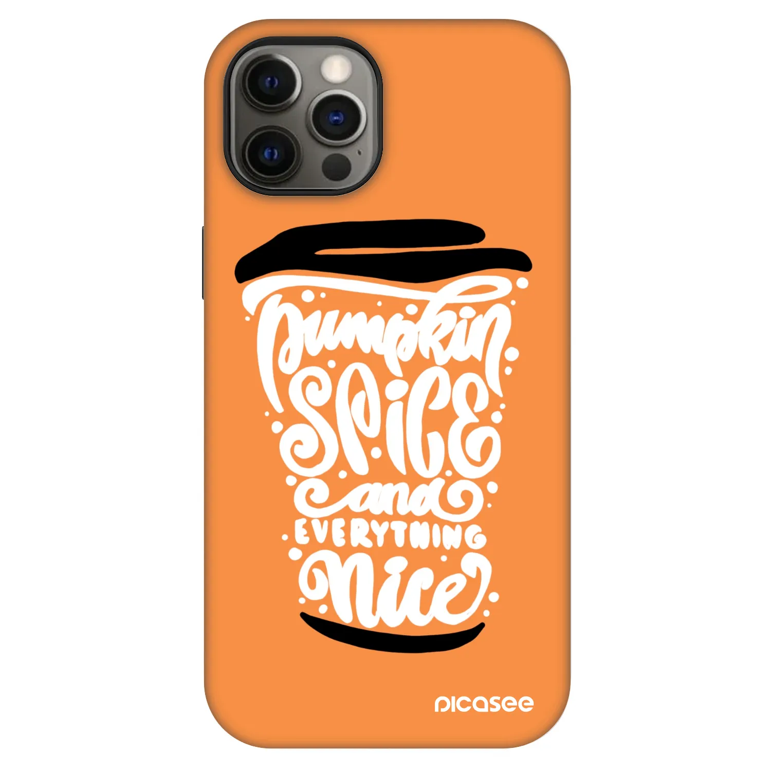 Picasee Fashion Case MagSafe για Apple iPhone 12 Pro - Pumpkin coffee
