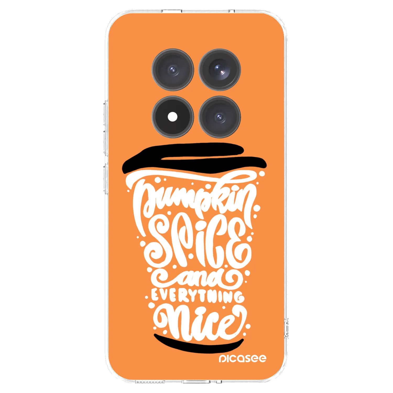 Picasee διαφανής θήκη σιλικόνης Xiaomi Redmi Note 15 Pro+ - Pumpkin coffee