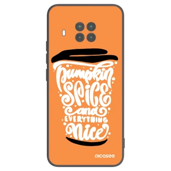 Picasee Μαύρη θήκη σιλικόνης για Xiaomi Mi 10T Lite - Pumpkin coffee