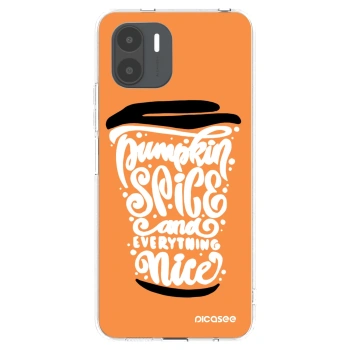 Picasee διαφανής θήκη σιλικόνης Xiaomi Redmi A2 - Pumpkin coffee