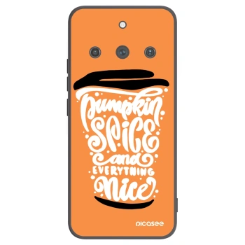 Picasee Μαύρη θήκη σιλικόνης για Realme 11 Pro+ - Pumpkin coffee