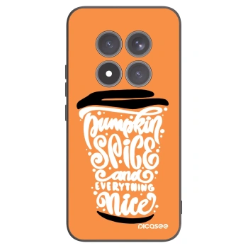 Picasee Μαύρη θήκη σιλικόνης για Xiaomi Redmi Note 15 Pro+ - Pumpkin coffee