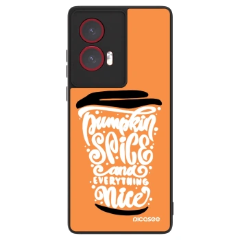 Θήκη για Motorola Edge 50 Fusion - Pumpkin coffee