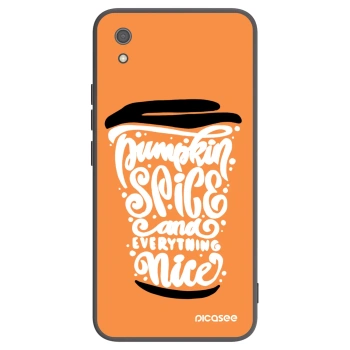 Picasee Μαύρη θήκη σιλικόνης για Xiaomi Redmi 7A - Pumpkin coffee