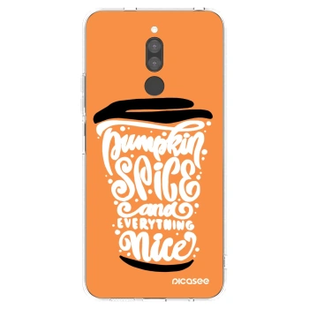 Picasee διαφανής θήκη σιλικόνης Xiaomi Redmi 8 - Pumpkin coffee