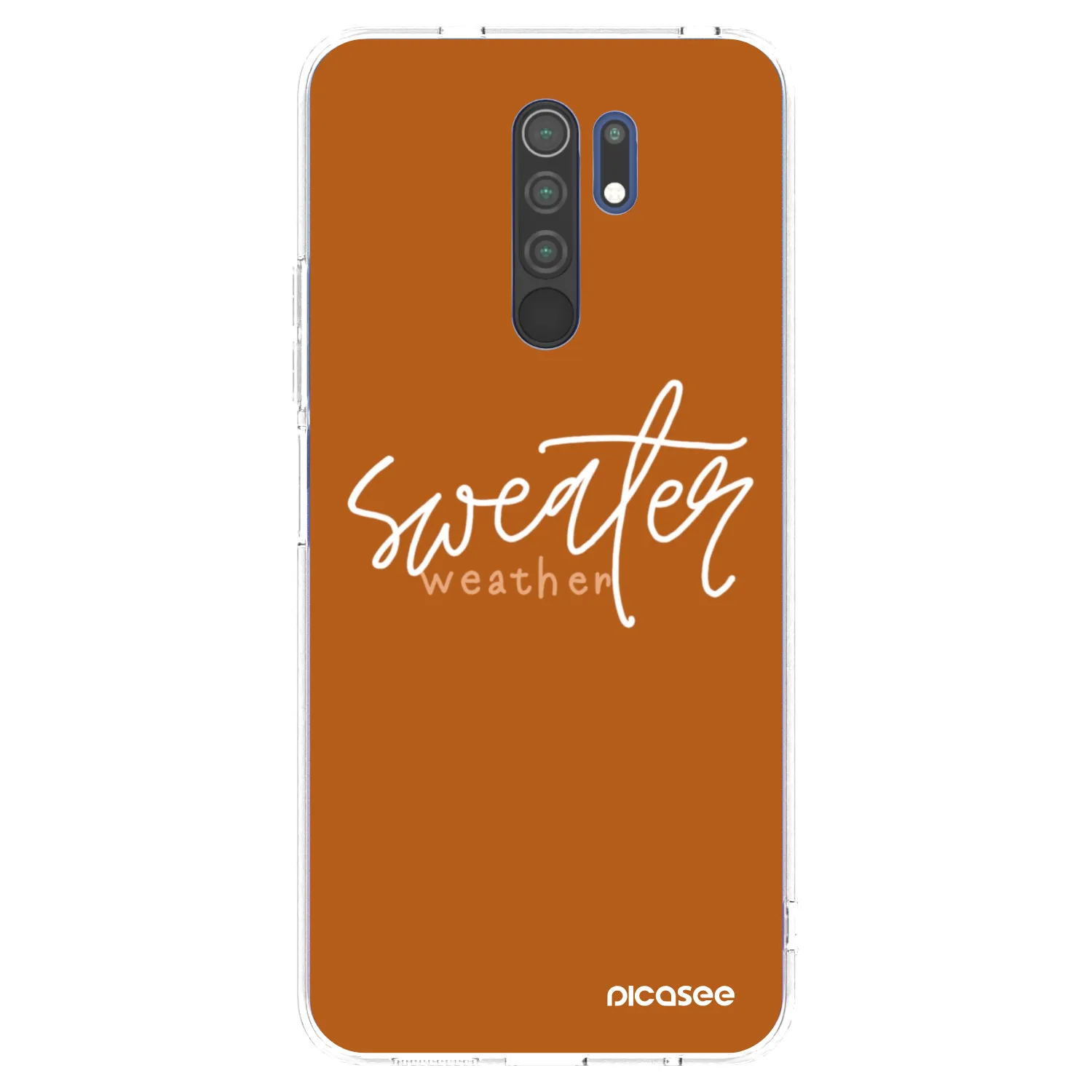 Picasee διαφανής θήκη σιλικόνης Xiaomi Redmi 9 - Sweater weather