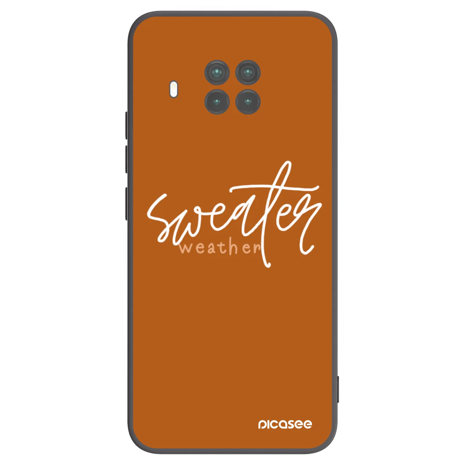 Picasee Μαύρη θήκη σιλικόνης για Xiaomi Mi 10T Lite - Sweater weather
