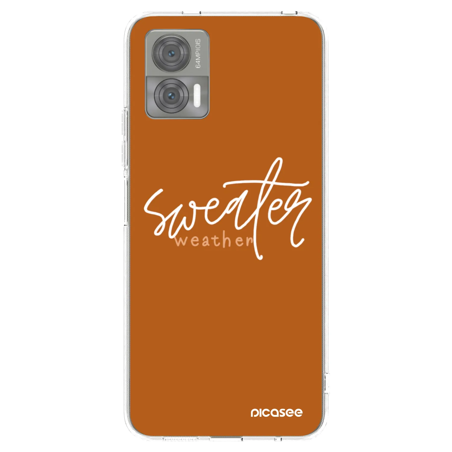 Picasee διαφανής θήκη σιλικόνης Motorola Edge 30 Neo - Sweater weather