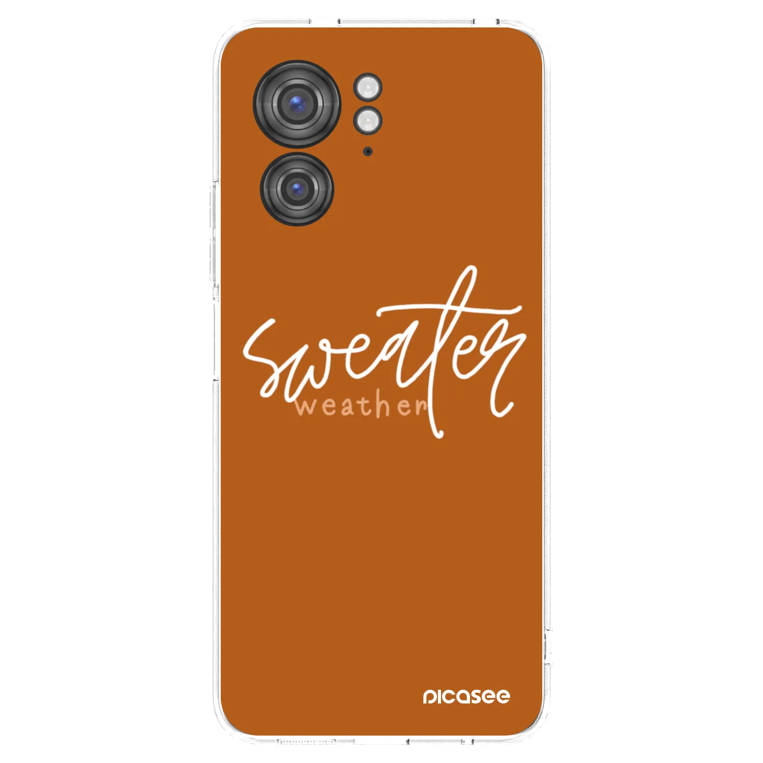 Picasee διαφανής θήκη σιλικόνης Motorola Edge 40 - Sweater weather