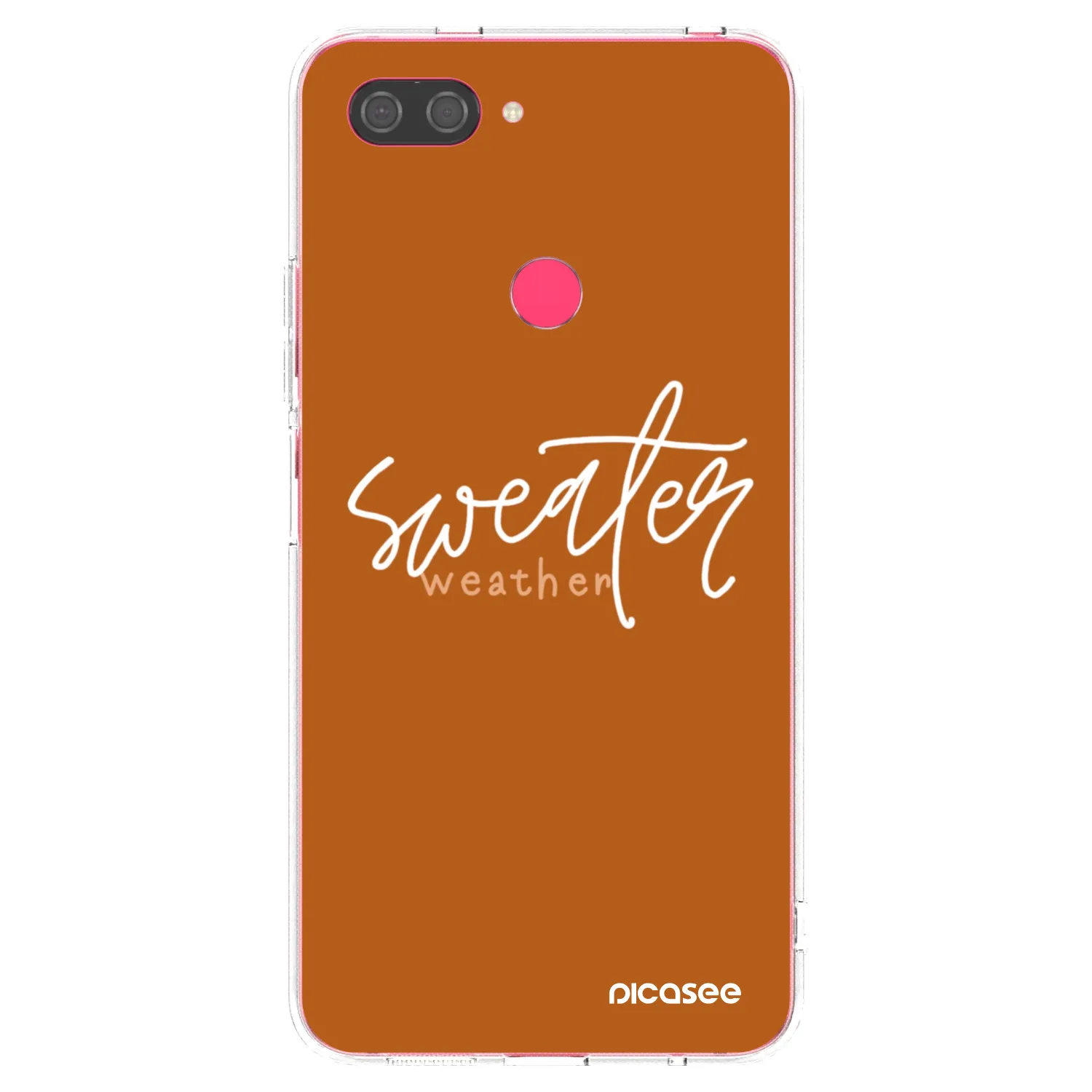Picasee διαφανής θήκη σιλικόνης Xiaomi Mi 8 Lite - Sweater weather