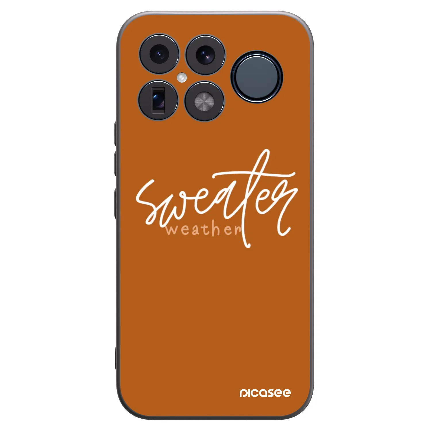 Picasee Μαύρη θήκη σιλικόνης για Xiaomi Poco F8 Ultra - Sweater weather