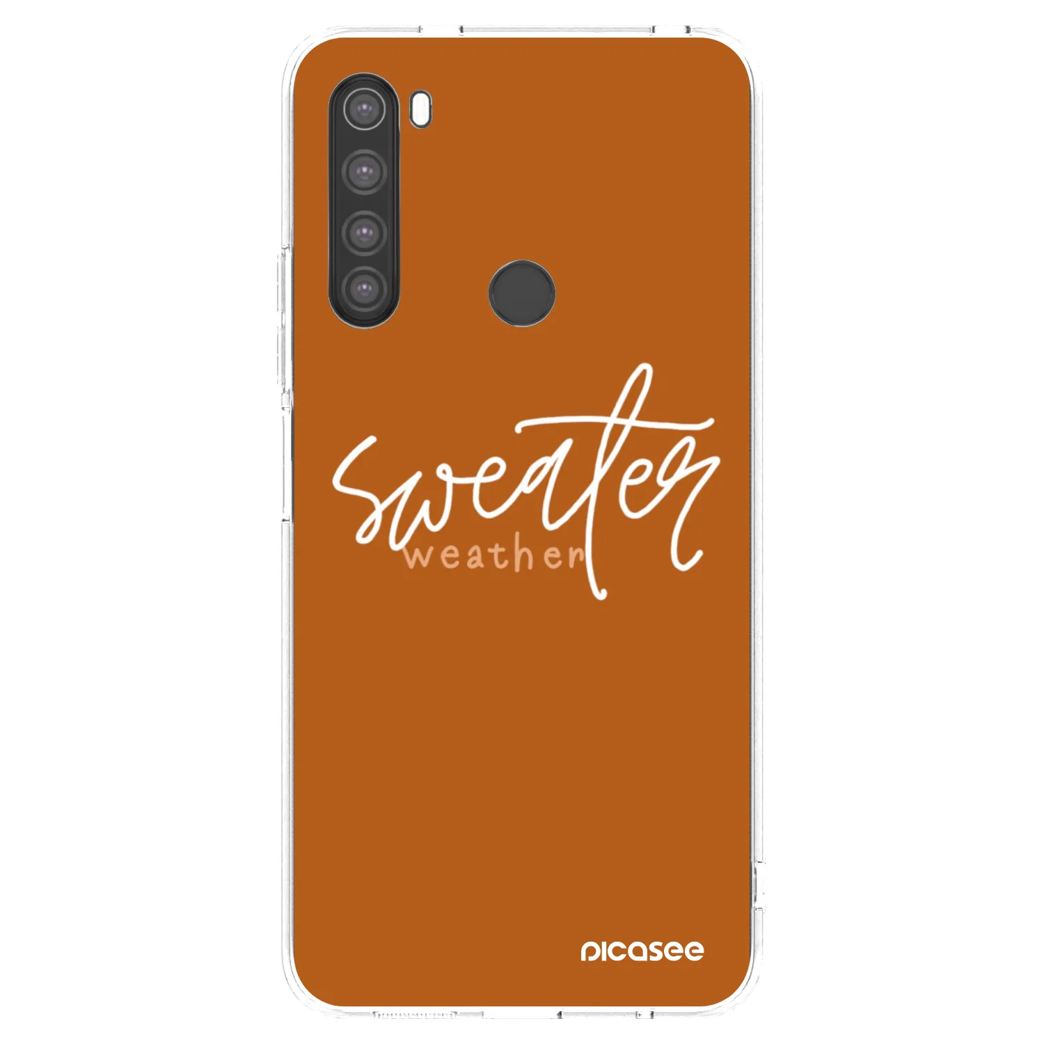 Picasee διαφανής θήκη σιλικόνης Xiaomi Redmi Note 8 - Sweater weather