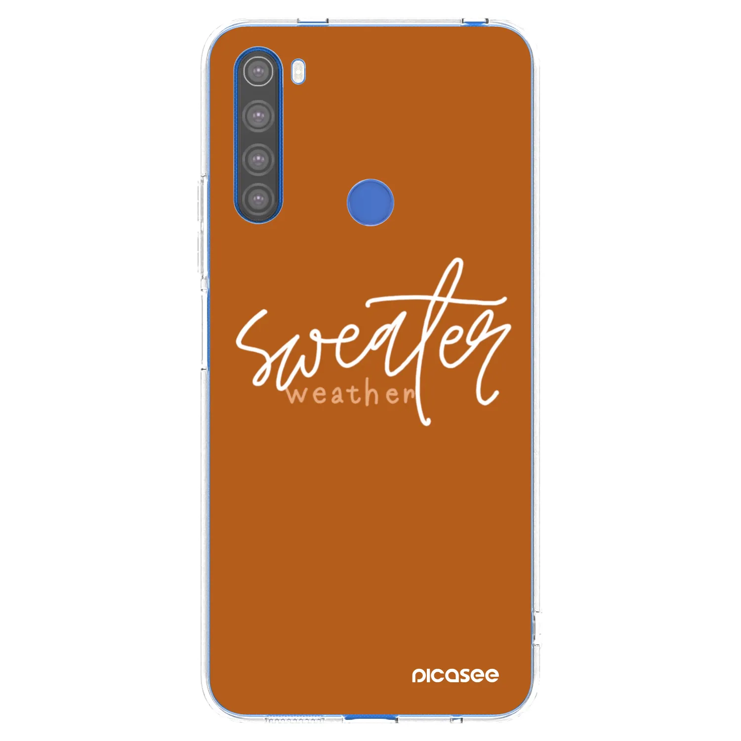 Picasee διαφανής θήκη σιλικόνης Xiaomi Redmi Note 8T - Sweater weather