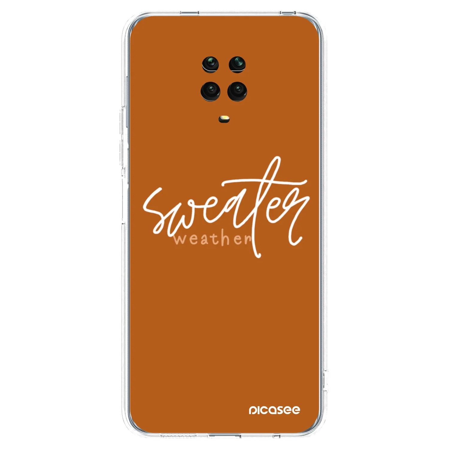Picasee διαφανής θήκη σιλικόνης Xiaomi Redmi Note 9S - Sweater weather