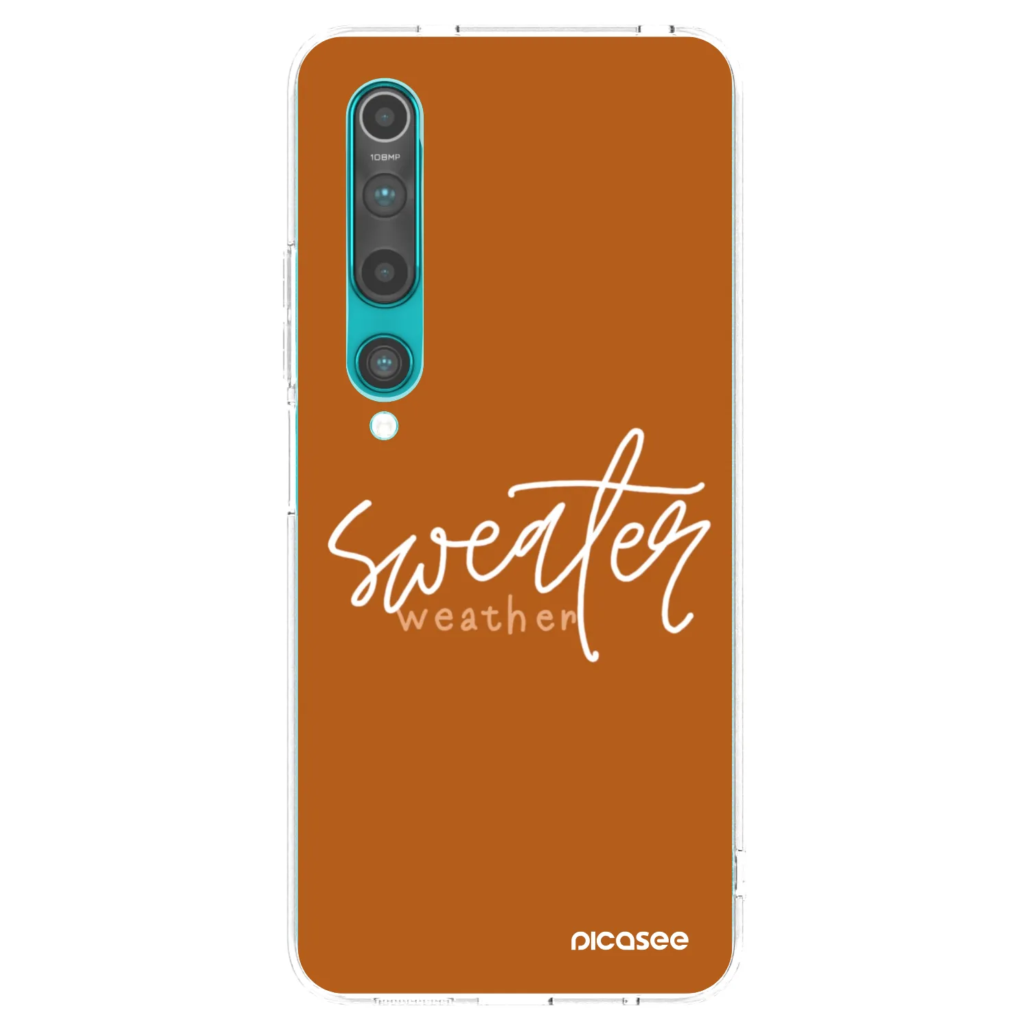 Picasee διαφανής θήκη σιλικόνης Xiaomi Mi 10 - Sweater weather