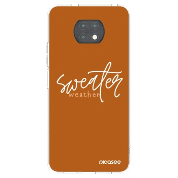 Picasee διαφανής θήκη σιλικόνης Xiaomi Redmi Note 9T - Sweater weather