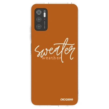 Picasee διαφανής θήκη σιλικόνης Xiaomi Poco M3 Pro 5G - Sweater weather