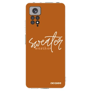 Picasee διαφανής θήκη σιλικόνης Xiaomi Redmi Note 11 - Sweater weather