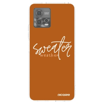 Picasee διαφανής θήκη σιλικόνης Motorola Moto G72 - Sweater weather