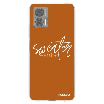 Picasee διαφανής θήκη σιλικόνης Motorola Edge 30 Neo - Sweater weather