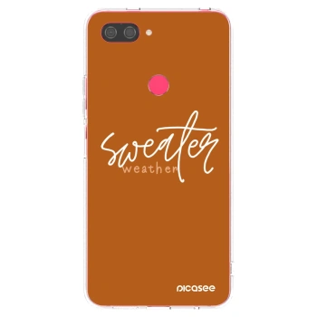 Picasee διαφανής θήκη σιλικόνης Xiaomi Mi 8 Lite - Sweater weather