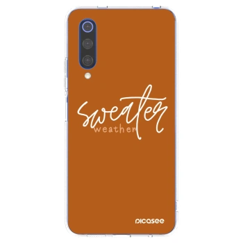 Picasee διαφανής θήκη σιλικόνης Xiaomi Mi 9 SE - Sweater weather