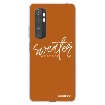 Picasee διαφανής θήκη σιλικόνης Xiaomi Mi Note 10 Lite - Sweater weather