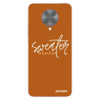 Picasee διαφανής θήκη σιλικόνης Xiaomi Poco F2 Pro - Sweater weather